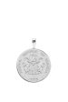 THE TOGGLE IV Necklace with Coin Pendant in Silver Online