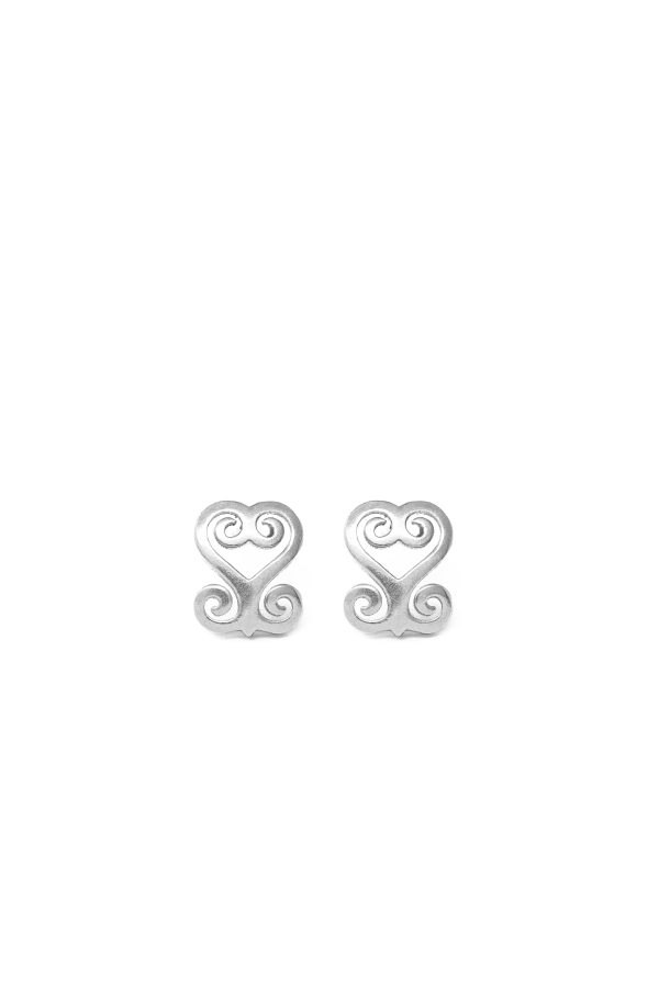 THE SANKOFA Adinkra Stud Earrings on Sale