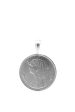 THE TOGGLE IV Necklace with Coin Pendant in Silver Online