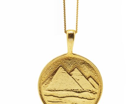 THE PYRAMID Coin Necklace Online Sale