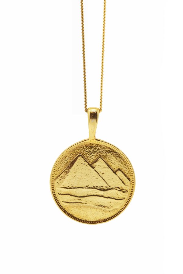 THE PYRAMID Coin Necklace Online Sale