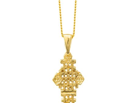 THE ETHIOPIAN Cross Necklace II Discount