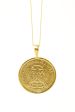 THE SAO Tome and Principe Cocoa Coin Necklace Discount