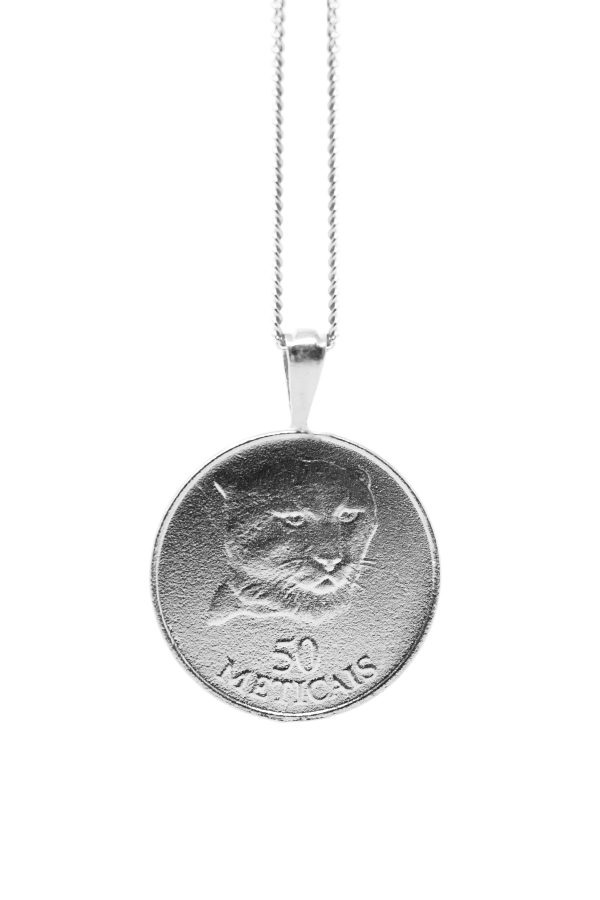 THE MOZAMBIQUE Leopard Coin Necklace For Cheap