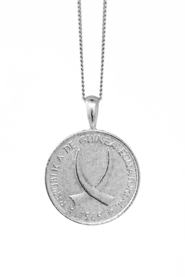 THE EQUATORIAL GUINEA Coin Necklace Online Hot Sale