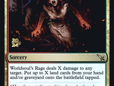 Worldsoul s Rage [Murders at Karlov Manor Prerelease Promos] on Sale