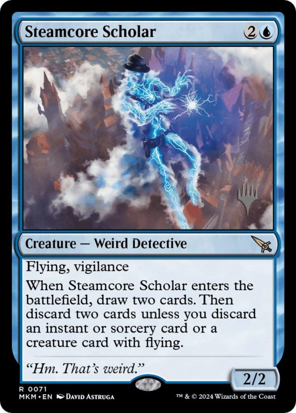 Steamcore Scholar (Promo Pack) [Murders at Karlov Manor Promos] Cheap