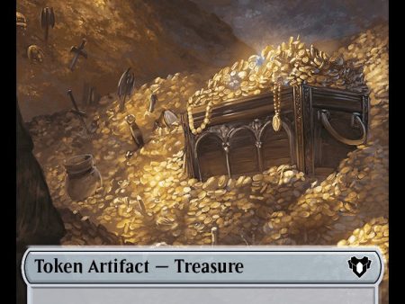 Treasure    Drake Double-Sided Token [Commander Masters Tokens] Sale