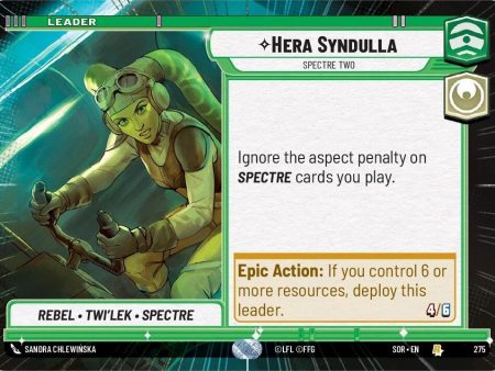 Hera Syndulla - Spectre Two (Hyperspace) (275) [Spark of Rebellion] Cheap