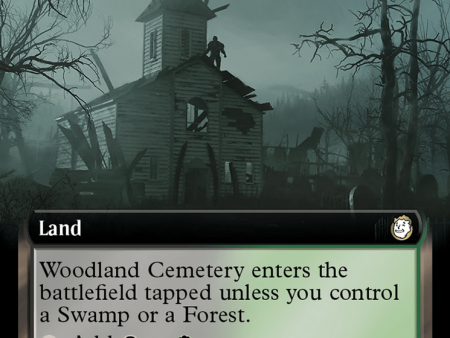 Woodland Cemetery (Extended Art) (Surge Foil) [Fallout] Online Hot Sale