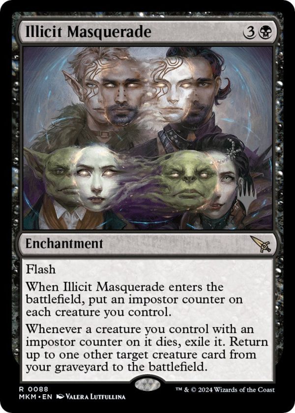 Illicit Masquerade (Promo Pack) [Murders at Karlov Manor Promos] For Discount