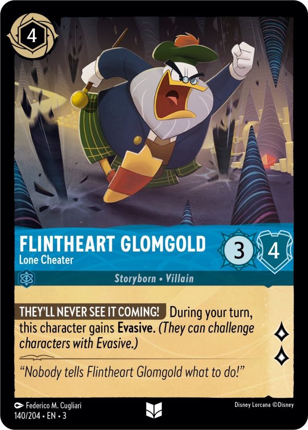 Flintheart Glomgold - Lone Cheater (140 204) [Into the Inklands] For Cheap