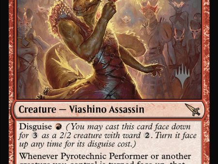 Pyrotechnic Performer (Promo Pack) [Murders at Karlov Manor Promos] Supply