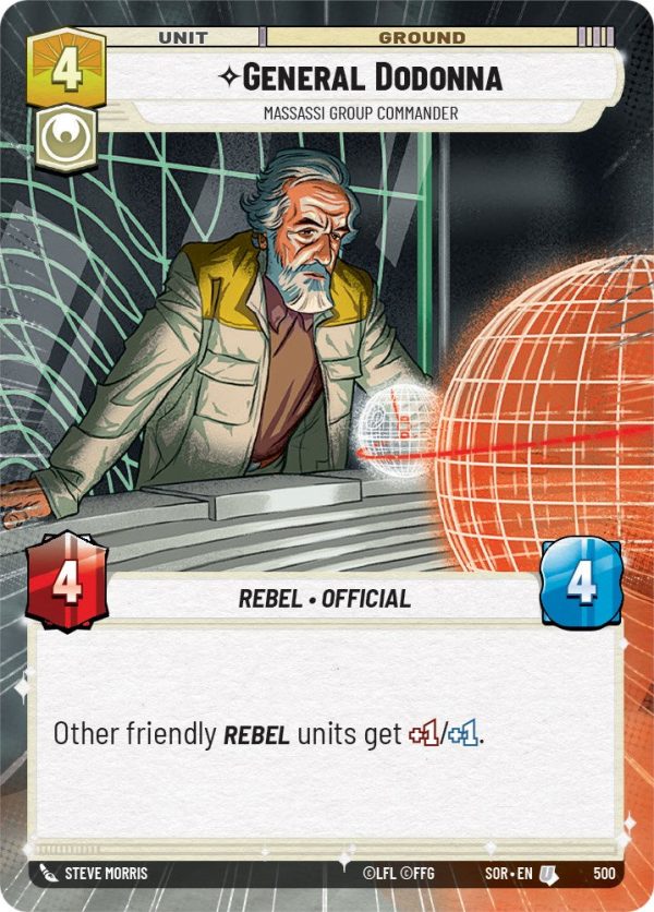 General Dodonna - Massassi Group Commander (Hyperspace) (500) [Spark of Rebellion] Discount