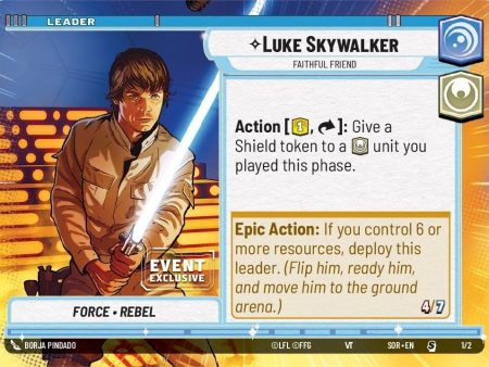 Luke Skywalker - Faithful Friend (Hyperspace) (Event Promo) (1 2) [Miscellaneous] Online now