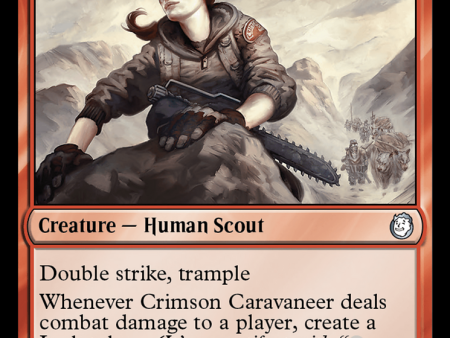 Crimson Caravaneer (Surge Foil) [Fallout] Hot on Sale