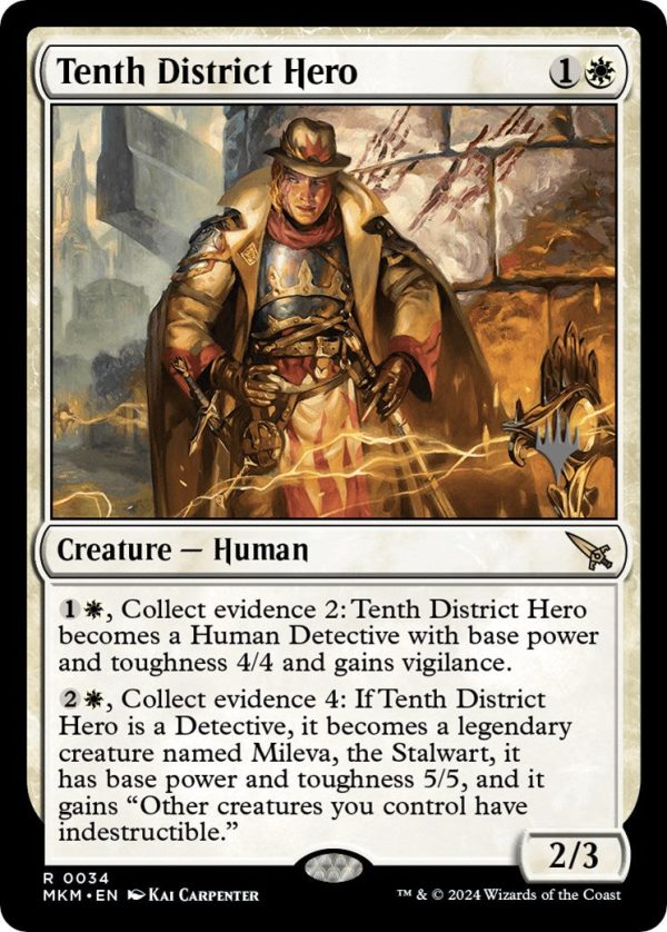 Tenth District Hero (Promo Pack) [Murders at Karlov Manor Promos] Fashion