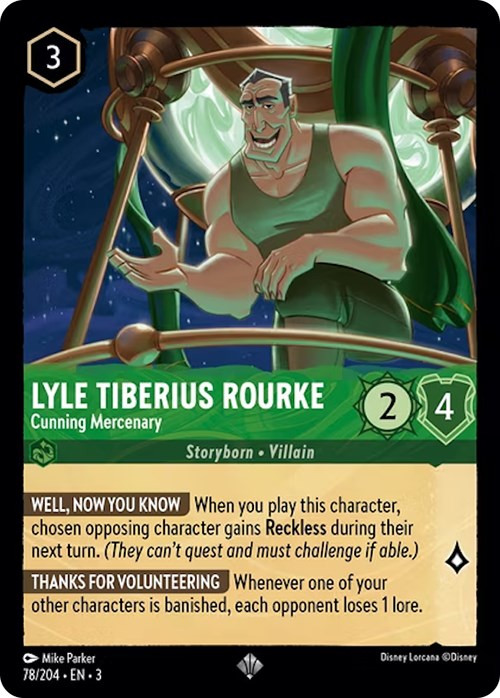 Lyle Tiberius Rourke - Cunning Mercenary (78 204) [Into the Inklands] Online Hot Sale