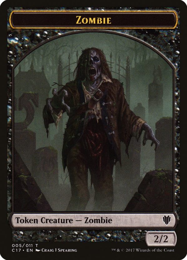 Zombie Token [Commander 2017 Tokens] Hot on Sale