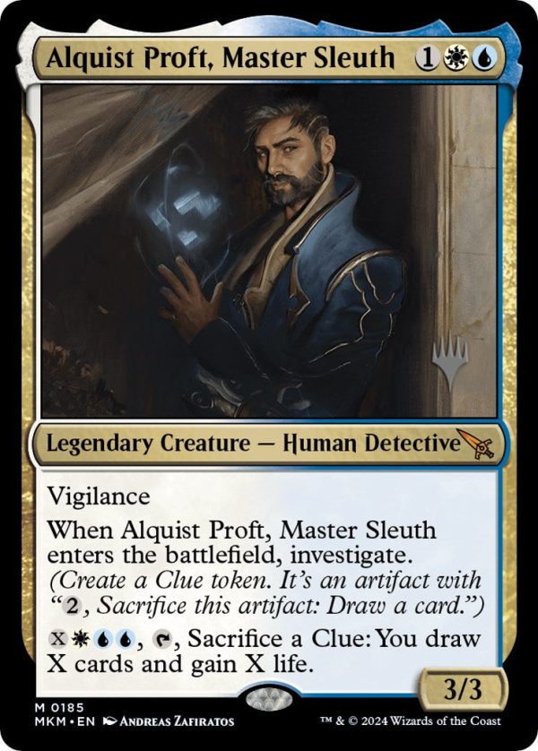 Alquist Proft, Master Sleuth (Promo Pack) [Murders at Karlov Manor Promos] Cheap