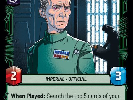 Grand Moff Tarkin - Death Star Overseer (084 252) [Spark of Rebellion] Sale