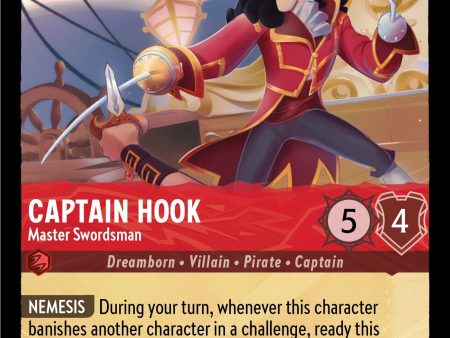 Captain Hook - Master Swordsman (105 204) [Into the Inklands] Hot on Sale