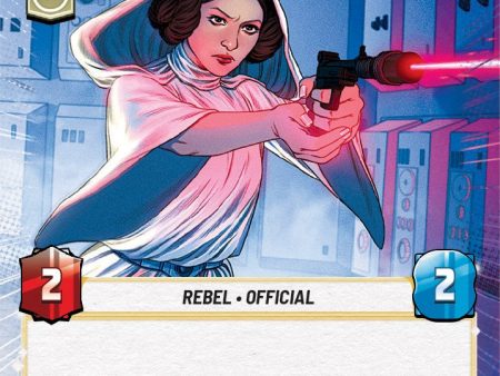 Leia Organa - Defiant Princess (Weekly Play Promo) (11 20) [Spark of Rebellion Promos] Sale