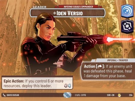 Iden Versio - Inferno Squad Commander (Showcase) (254) [Spark of Rebellion] Fashion