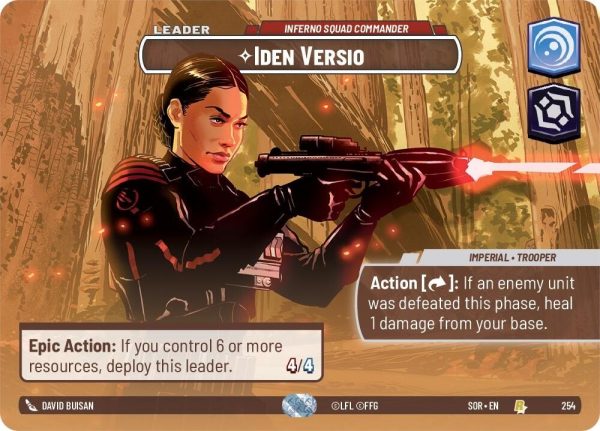 Iden Versio - Inferno Squad Commander (Showcase) (254) [Spark of Rebellion] Fashion