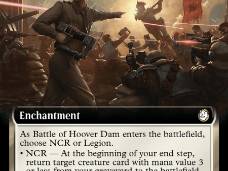 Battle of Hoover Dam (Extended Art) (Surge Foil) [Fallout] Sale