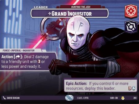 Grand Inquisitor - Hunting the Jedi (Showcase) (261) [Spark of Rebellion] on Sale