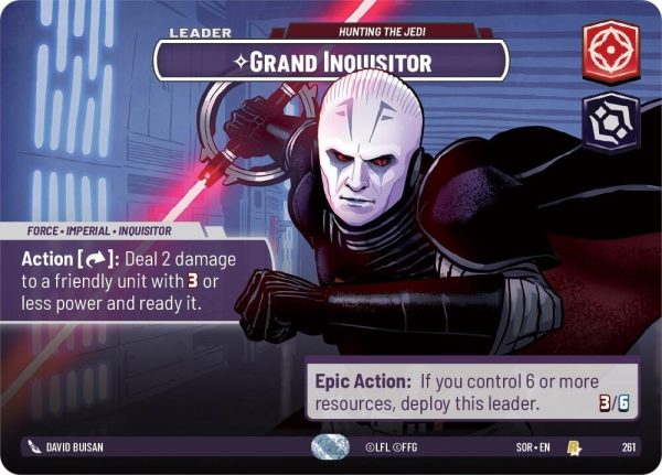 Grand Inquisitor - Hunting the Jedi (Showcase) (261) [Spark of Rebellion] on Sale