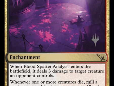 Blood Spatter Analysis (Promo Pack) [Murders at Karlov Manor Promos] on Sale