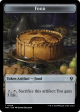 Clue    Food Double-Sided Token [Murders at Karlov Manor Commander Tokens] Fashion