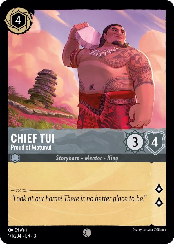 Chief Tui - Proud of Motunui (171 204) [Into the Inklands] For Discount