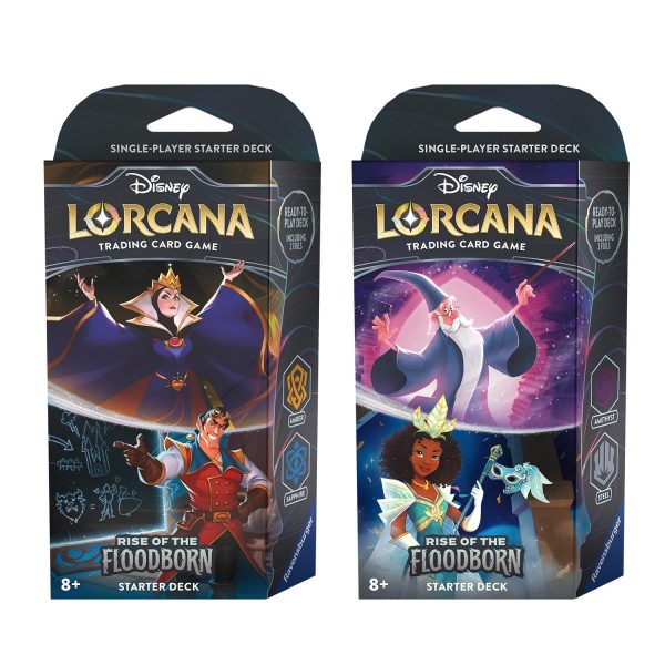 Disney Lorcana: Rise of the Floodborn - Starter Decks (Set of 2) Discount