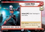 Sabine Wren - Galvanized Revolutionary (Hyperspace) (280) [Spark of Rebellion] on Sale