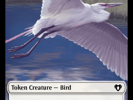 Bird    Demon Double-Sided Token [Commander Masters Tokens] Fashion