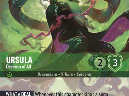 Ursula - Deceiver of All (Enchanted) (212 204) [Into the Inklands] Sale