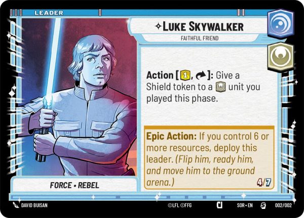 Luke Skywalker - Faithful Friend (Prerelease Promo) (002 002) [Spark of Rebellion Promos] Online Hot Sale