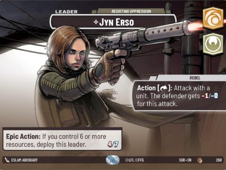 Jyn Erso - Resisting Oppression (Showcase) (268) [Spark of Rebellion] For Cheap