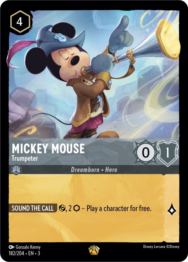 Mickey Mouse -Trumpeter (182 204) [Into the Inklands] Discount