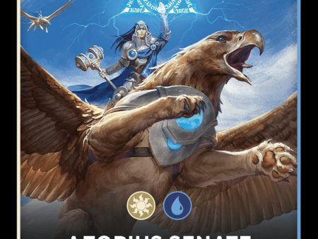 Azorius Senate Theme Card [Ravnica: Clue Edition Tokens] Online