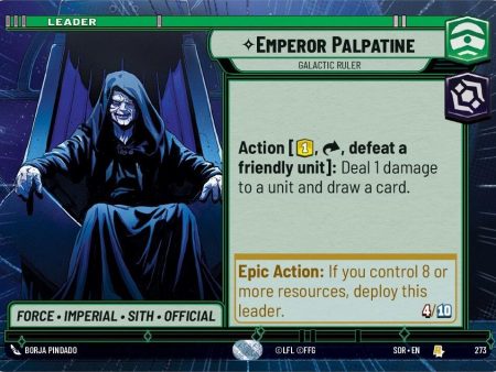 Emperor Palpatine - Galactic Ruler (Hyperspace) (273) [Spark of Rebellion] Sale