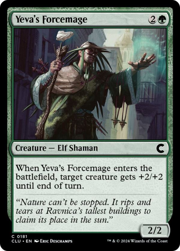 Yeva s Forcemage [Ravnica: Clue Edition] Online Sale