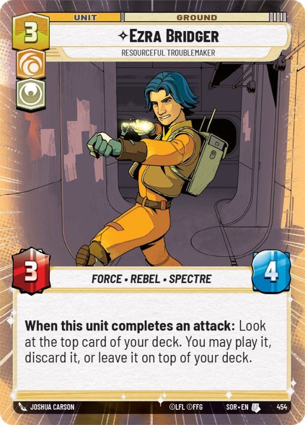 Ezra Bridger - Resourceful Troublemaker (Hyperspace) (454) [Spark of Rebellion] Online Hot Sale