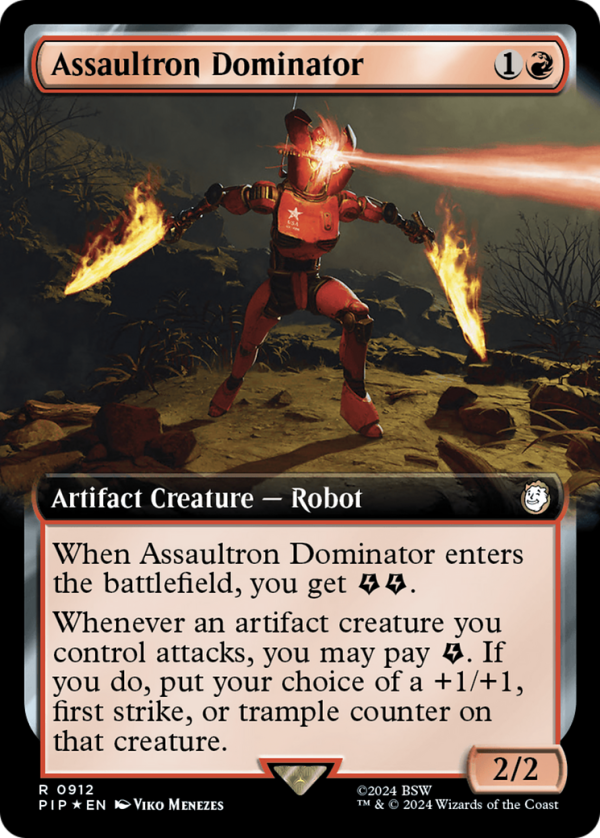 Assaultron Dominator (Extended Art) (Surge Foil) [Fallout] Supply