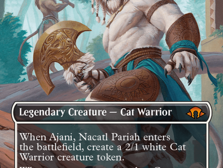 Ajani, Nacatl Pariah    Ajani, Nacatl Avenger (Borderless) [Modern Horizons 3] Discount