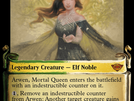 Arwen, Mortal Queen [The Lord of the Rings: Tales of Middle-Earth Showcase Scrolls] Hot on Sale