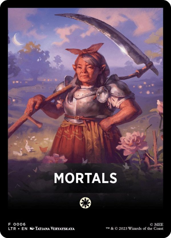 Mortals Theme Card [The Lord of the Rings: Tales of Middle-Earth] Online now